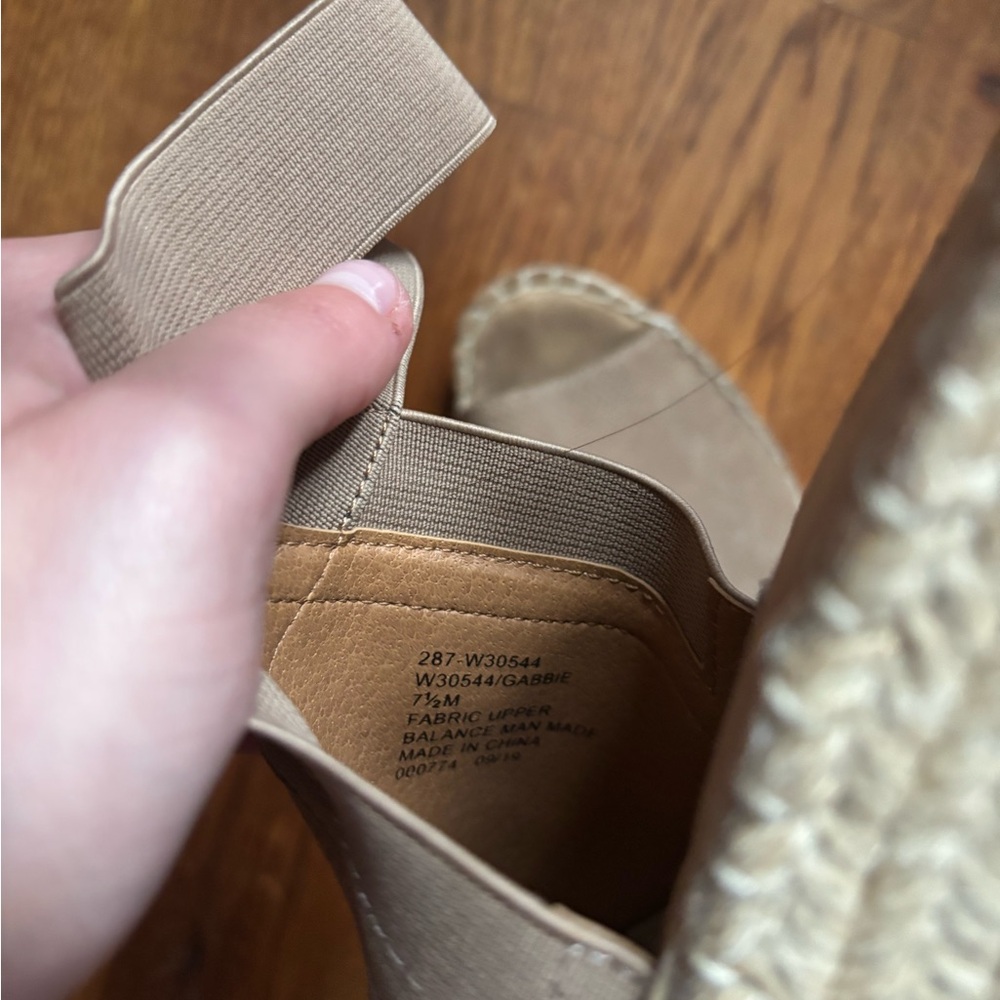 White Mountain Tan Espadrille Slip-Ons - Picture 2 of 4